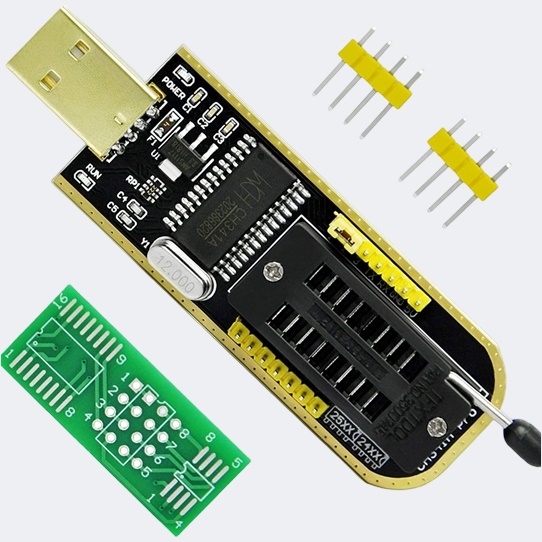 Programator CH341A pentru FLASH, EEPROM din Seria 24xx și 25xx